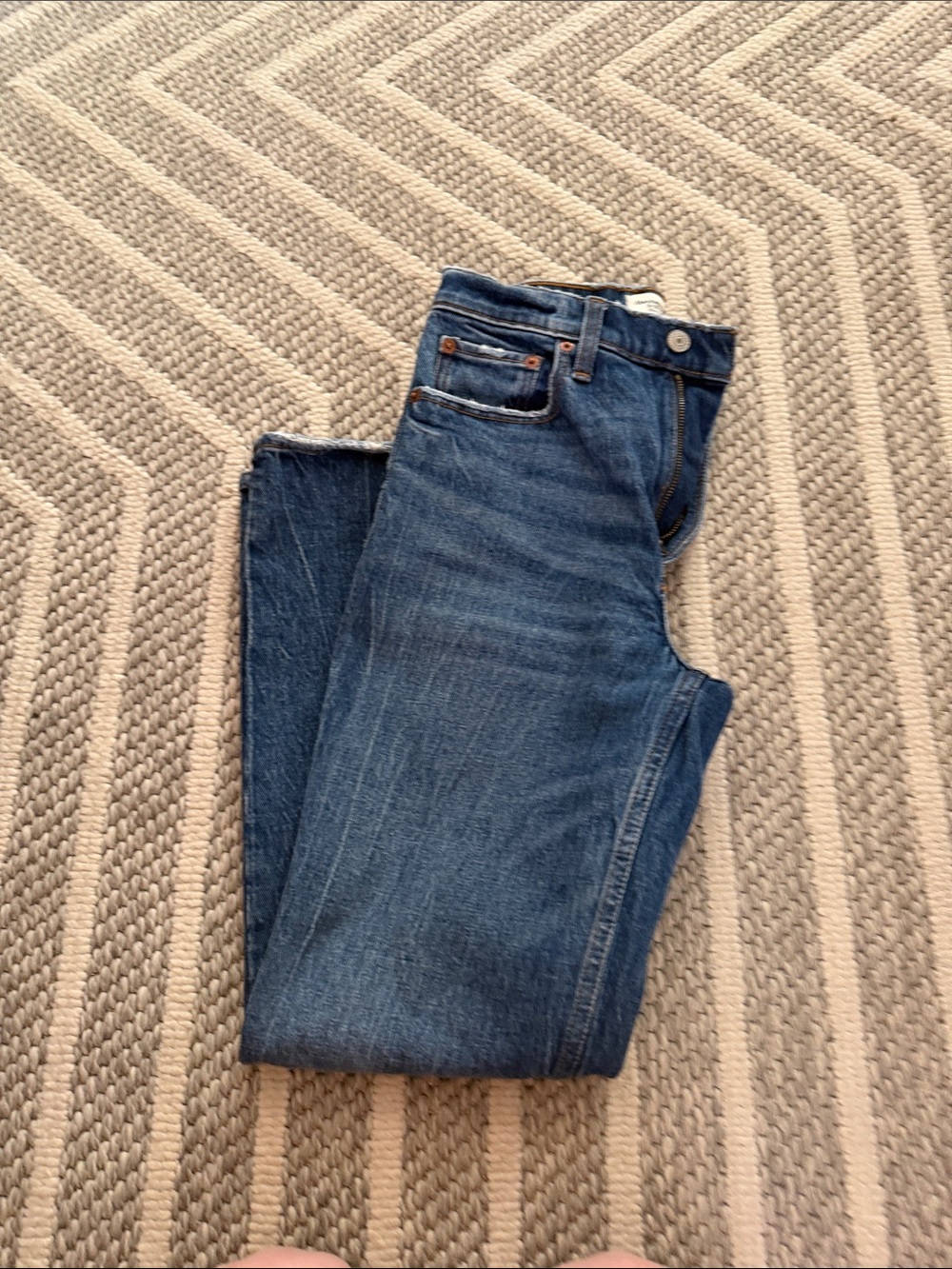 Abercrombie & Fitch Slim Straight Blue Jeans